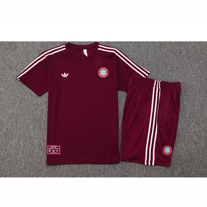 Chandal del Bayern Munich Manga Corta 25-26 Rojo - Pantalon Corto